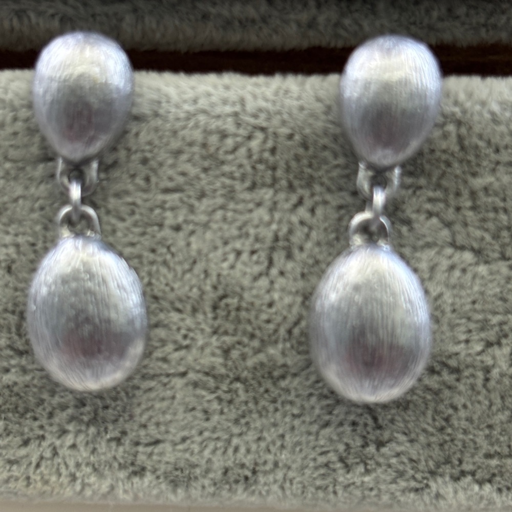 Elegant Silver Drop Earrings